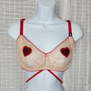 NWOT Victoria's Secret Dream Angels Push-up W/ Out Padding Pin-Up Bra Sz36DD